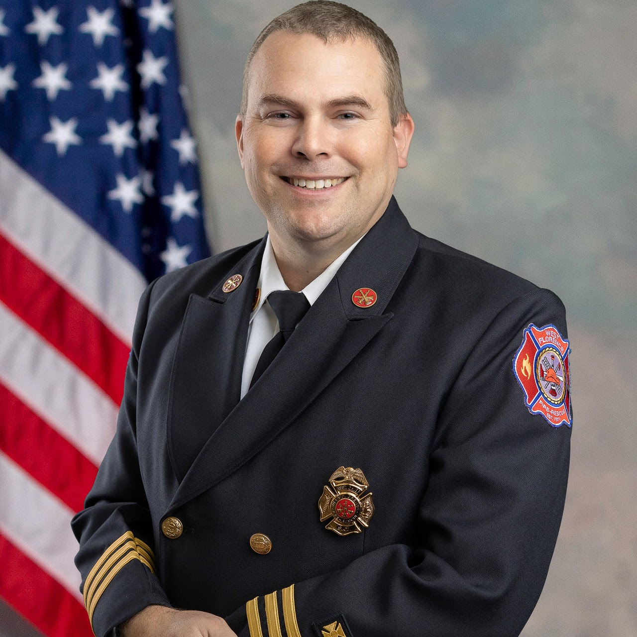 Portrait of Assistant Chief Dustin Fails